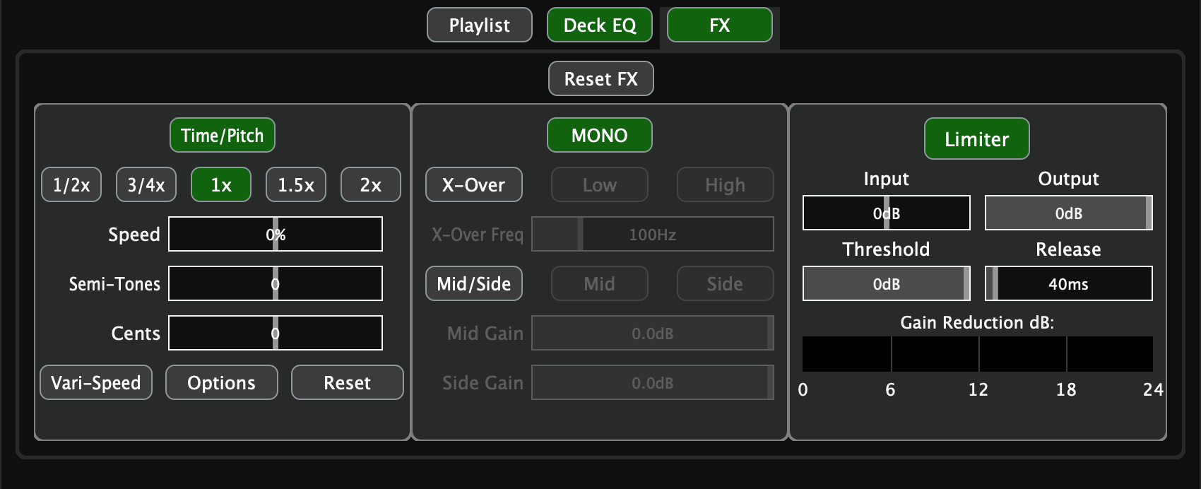 FX Section